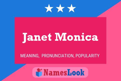 ملصق اسم Janet Monica