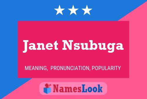 ملصق اسم Janet Nsubuga