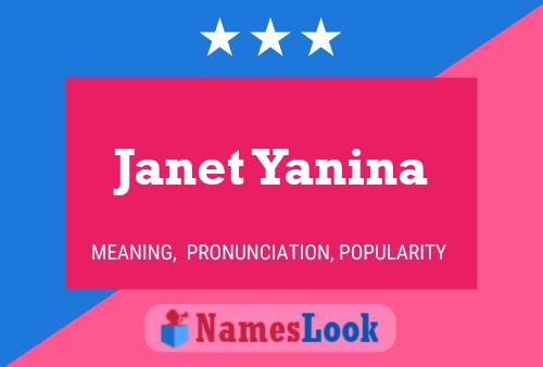 ملصق اسم Janet Yanina