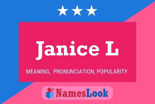 ملصق اسم Janice L