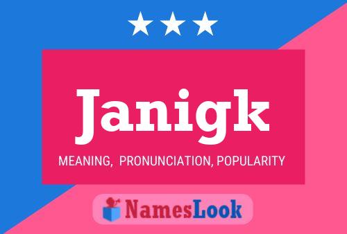 ملصق اسم Janigk