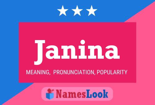 ملصق اسم Janina