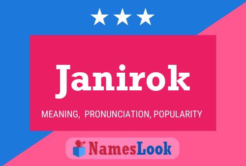 ملصق اسم Janirok