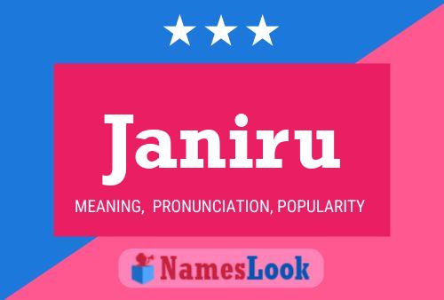 ملصق اسم Janiru