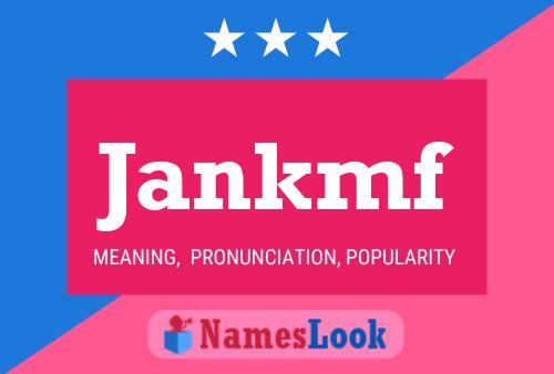 ملصق اسم Jankmf