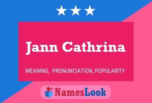 ملصق اسم Jann Cathrina