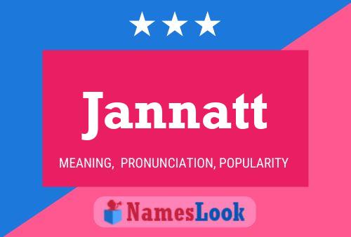 ملصق اسم Jannatt