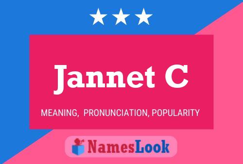 ملصق اسم Jannet C