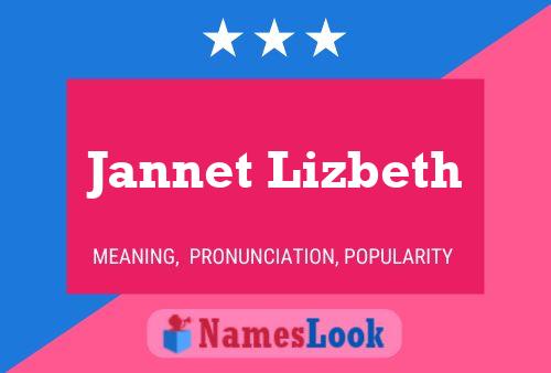 ملصق اسم Jannet Lizbeth