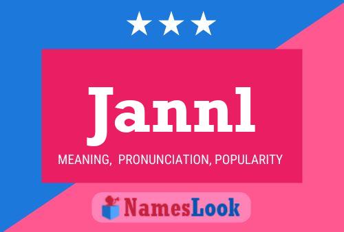 ملصق اسم Jannl