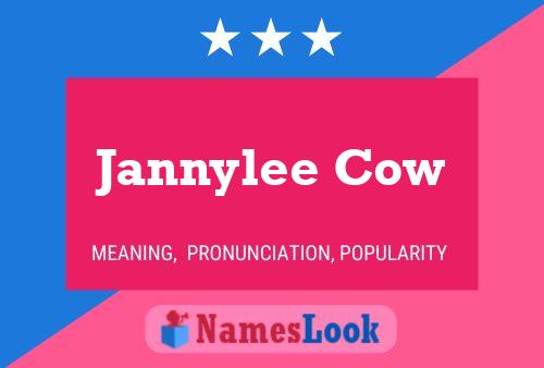 ملصق اسم Jannylee Cow