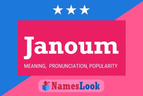 ملصق اسم Janoum