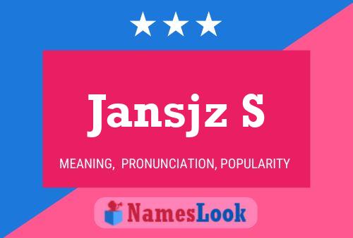 ملصق اسم Jansjz S