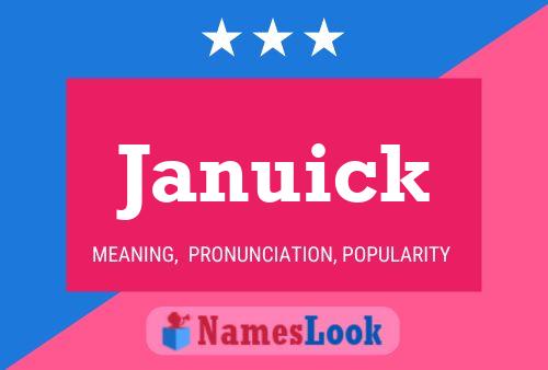 ملصق اسم Januick