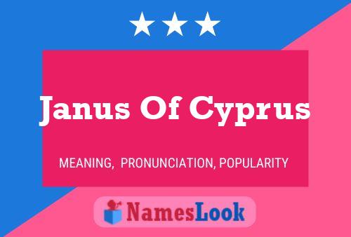 ملصق اسم Janus Of Cyprus