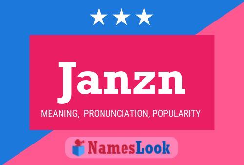 ملصق اسم Janzn