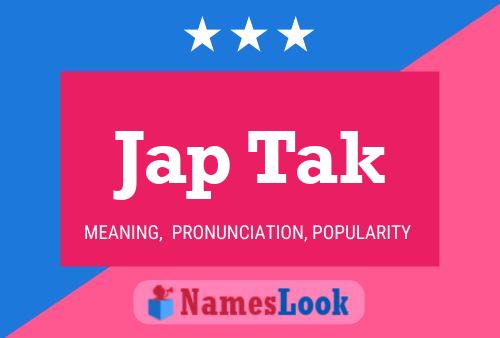 ملصق اسم Jap Tak