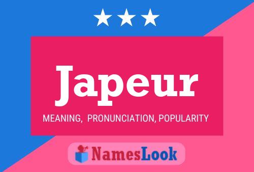 ملصق اسم Japeur