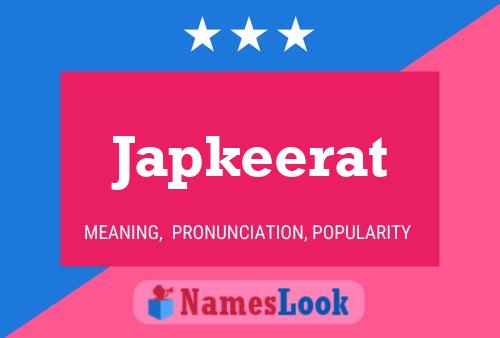 ملصق اسم Japkeerat