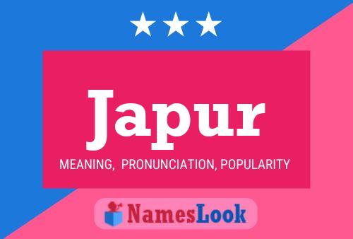 ملصق اسم Japur