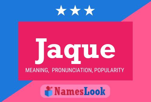 ملصق اسم Jaque