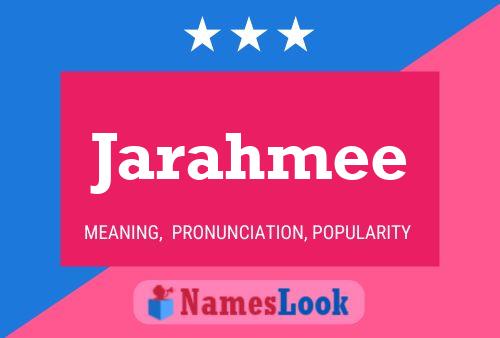 ملصق اسم Jarahmee