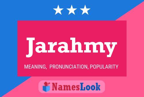 ملصق اسم Jarahmy