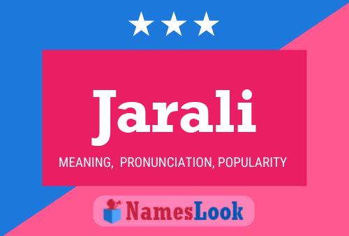 ملصق اسم Jarali