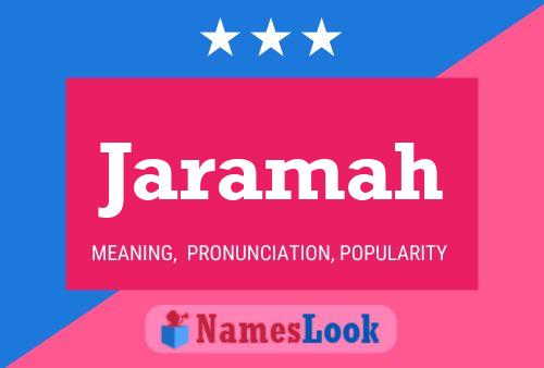 ملصق اسم Jaramah