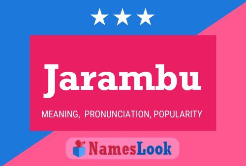 ملصق اسم Jarambu