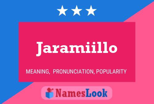 ملصق اسم Jaramiillo