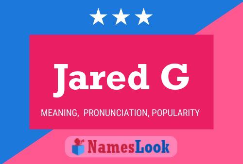 ملصق اسم Jared G