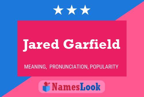 ملصق اسم Jared Garfield