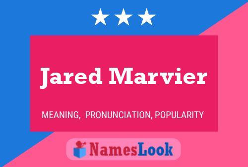 ملصق اسم Jared Marvier