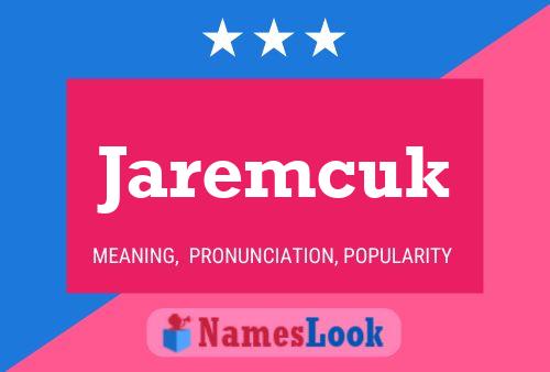 ملصق اسم Jaremcuk