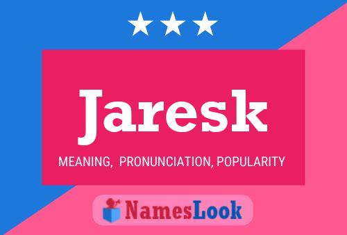 ملصق اسم Jaresk