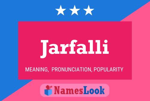 ملصق اسم Jarfalli