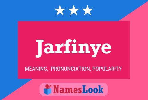 ملصق اسم Jarfinye