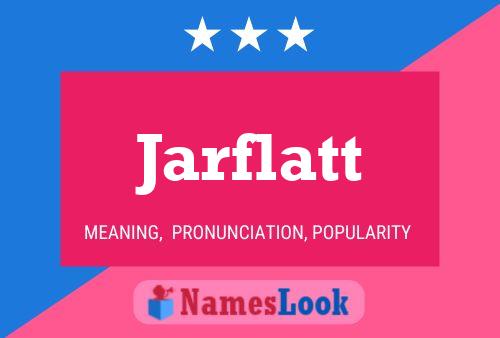 ملصق اسم Jarflatt