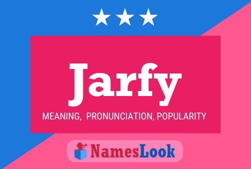 ملصق اسم Jarfy