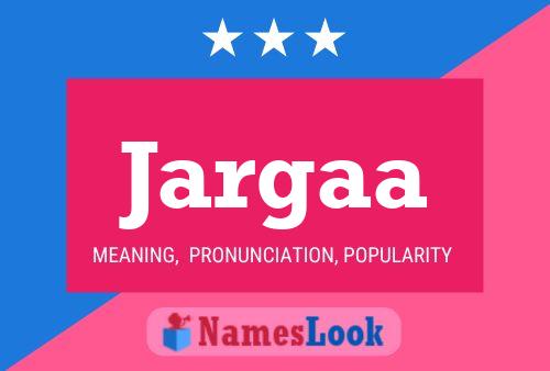 ملصق اسم Jargaa