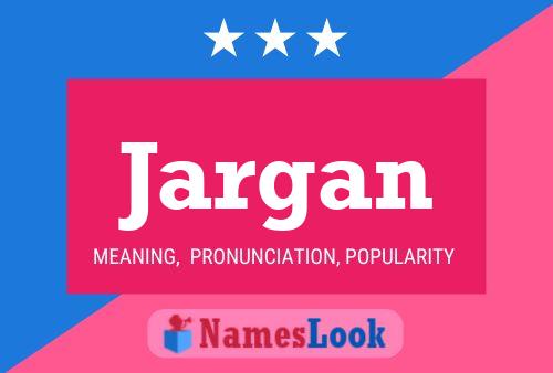 ملصق اسم Jargan