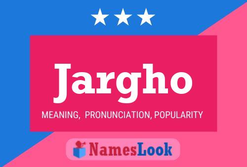 ملصق اسم Jargho