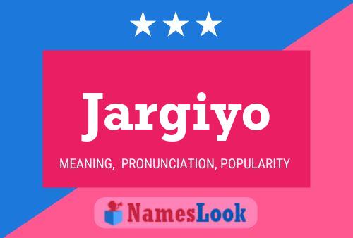 ملصق اسم Jargiyo