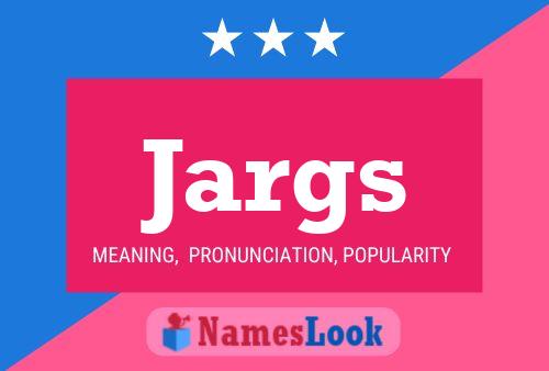 ملصق اسم Jargs