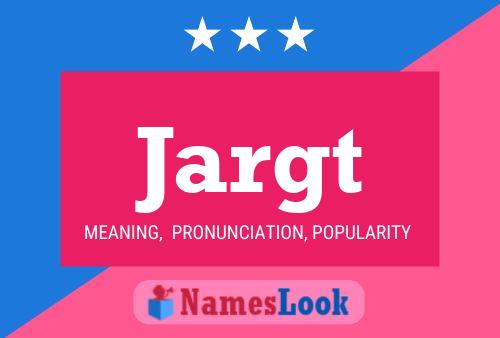 ملصق اسم Jargt