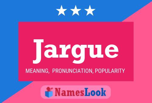 ملصق اسم Jargue