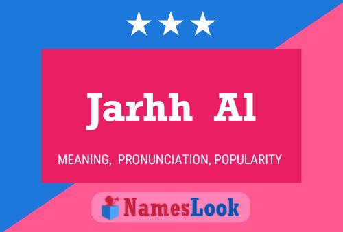 ملصق اسم Jarhh  Al