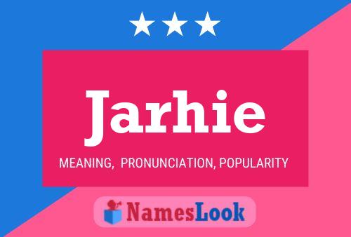 ملصق اسم Jarhie