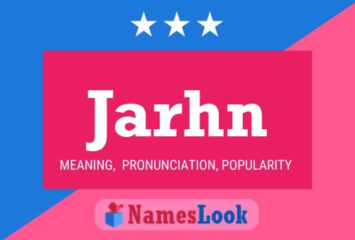 ملصق اسم Jarhn